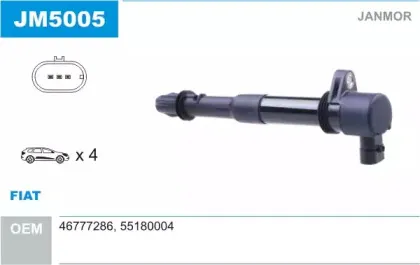 JM5005 JANMOR Катушка зажигания
