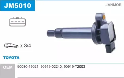 JM5010 JANMOR Катушка зажигания