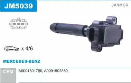 JM5039 JANMOR Катушка зажигания