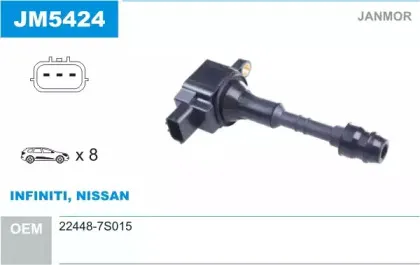 JM5424 JANMOR Катушка зажигания