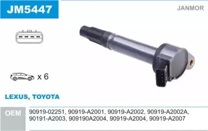 JM5447 JANMOR Катушка зажигания