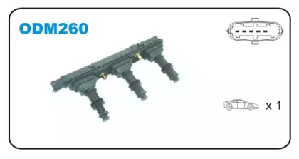 ODM260 JANMOR Катушка зажигания