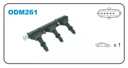 ODM261 JANMOR Катушка зажигания