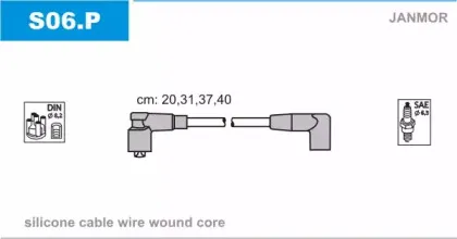 S06.P JANMOR Комплект проводов зажигания
