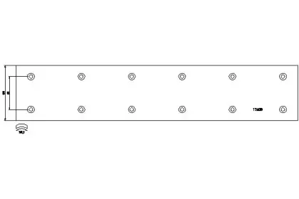 1740805 TEXTAR Комплект тормозных башмаков, барабанные тормоза