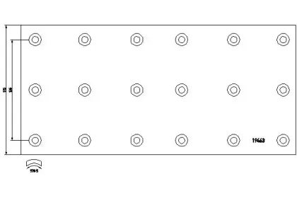 1946301 TEXTAR Комплект тормозных башмаков, барабанные тормоза