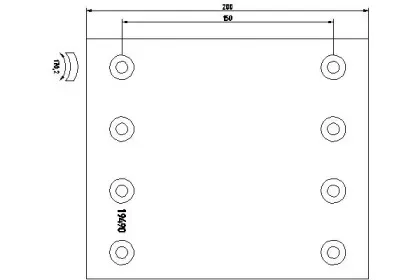 1949005 TEXTAR Комплект тормозных башмаков, барабанные тормоза