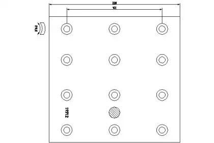 1971202 TEXTAR Комплект тормозных башмаков, барабанные тормоза