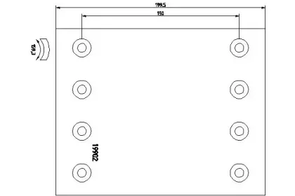 1990213 TEXTAR Комплект тормозных башмаков, барабанные тормоза