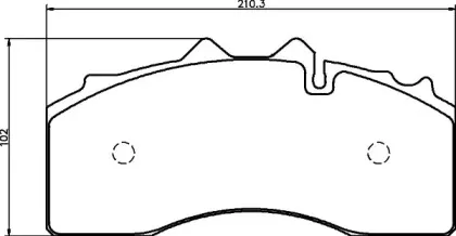 2922701 TEXTAR Комплект тормозных колодок, дисковый тормоз