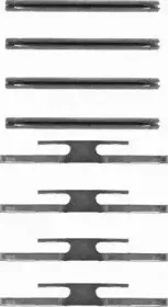 82012800 TEXTAR Комплектующие, колодки дискового тормоза