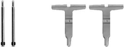 82058800 TEXTAR Комплектующие, колодки дискового тормоза