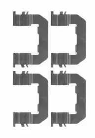 82502800 TEXTAR Комплектующие, колодки дискового тормоза