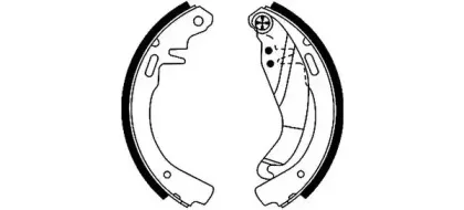 91019700 TEXTAR Комплект тормозных колодок