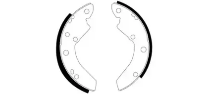 91027100 TEXTAR Комплект тормозных колодок