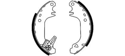 91030301 TEXTAR Комплект тормозных колодок