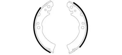 91032200 TEXTAR Комплект тормозных колодок