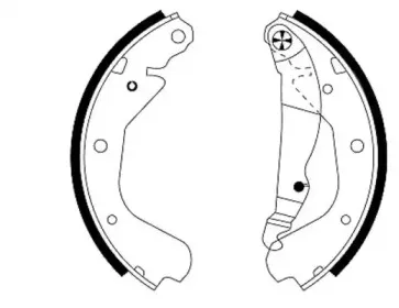 91033000 TEXTAR Комплект тормозных колодок