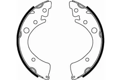 91037100 TEXTAR Комплект тормозных колодок