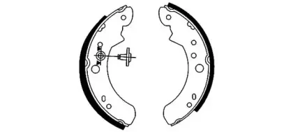 91037600 TEXTAR Комплект тормозных колодок