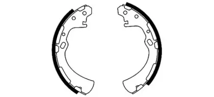 91040500 TEXTAR Комплект тормозных колодок