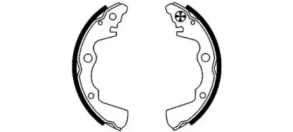 91040900 TEXTAR Комплект тормозных колодок