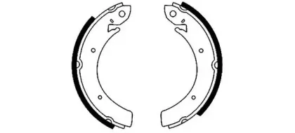 91044300 TEXTAR Комплект тормозных колодок