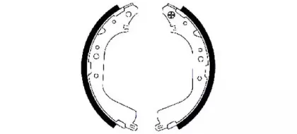 91050400 TEXTAR Комплект тормозных колодок