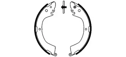 91050600 TEXTAR Комплект тормозных колодок