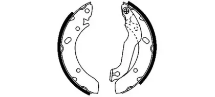 91052300 TEXTAR Комплект тормозных колодок