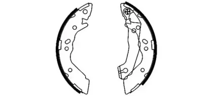 91054100 TEXTAR Комплект тормозных колодок