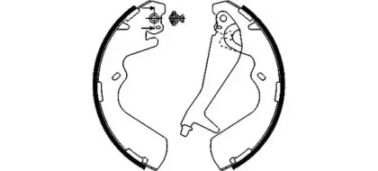 91055300 TEXTAR Комплект тормозных колодок