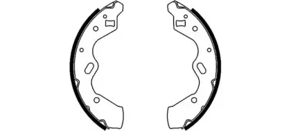 91056300 TEXTAR Комплект тормозных колодок