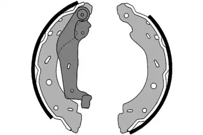 91066600 TEXTAR Комплект тормозных колодок