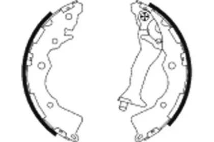 91068900 TEXTAR Комплект тормозных колодок