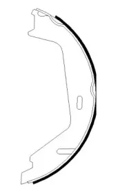 91081300 TEXTAR Комплект тормозных колодок, стояночная тормозная система