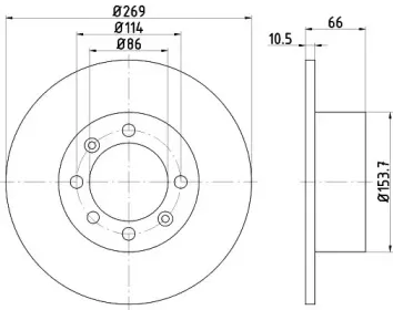92010000 TEXTAR Тормозной диск