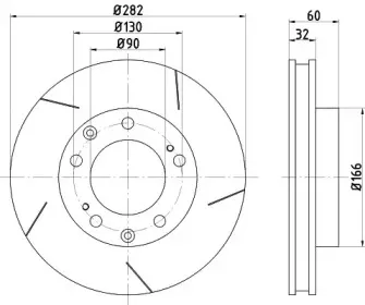 92033200 TEXTAR Тормозной диск