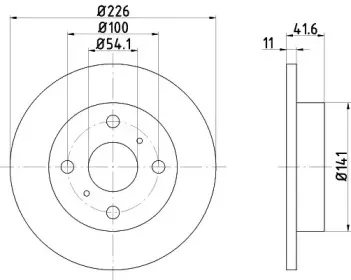 92067100 TEXTAR Тормозной диск