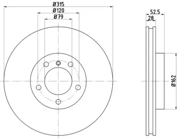 92071203 TEXTAR Тормозной диск