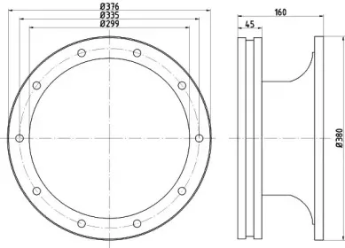 93126900 TEXTAR Тормозной диск