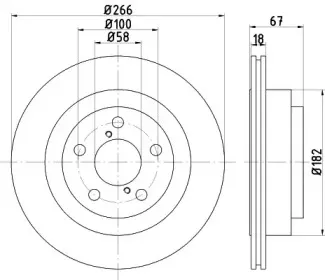 92142100 TEXTAR Тормозной диск