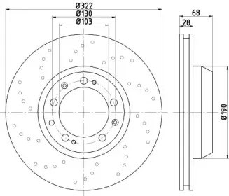 92150200 TEXTAR Тормозной диск