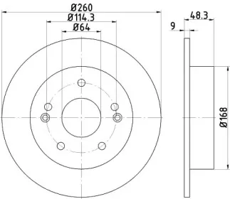 92172103 TEXTAR Тормозной диск