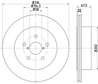 92227803 TEXTAR Тормозной диск