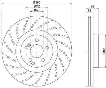 92260305 TEXTAR Тормозной диск