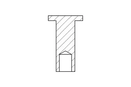 86001500 TEXTAR Заклепка, накладки барабанного тормоза