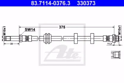 83.7114-0376.3 ATE