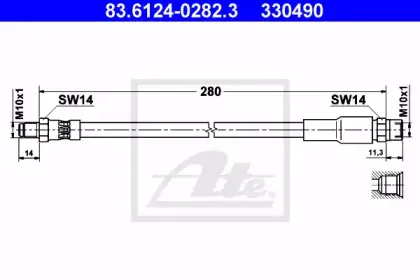 83.6124-0282.3 ATE