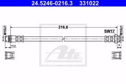 24.5246-0216.3 ATE